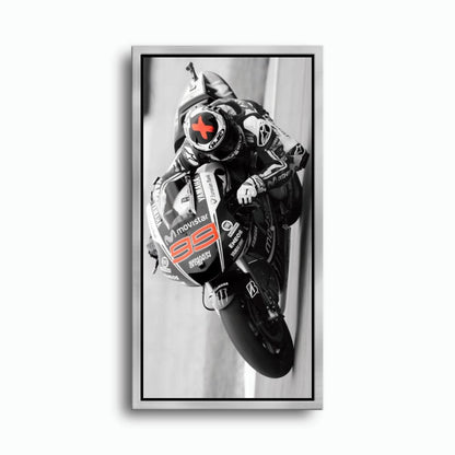 Motorcycle Blueprint Wall Art – Yamaha YZR-M1 MotoGP Canvas Print Motorcycle