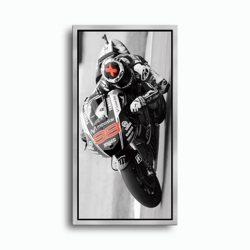 Motorcycle Blueprint Wall Art – Yamaha YZR-M1 MotoGP Canvas Print Motorcycle
