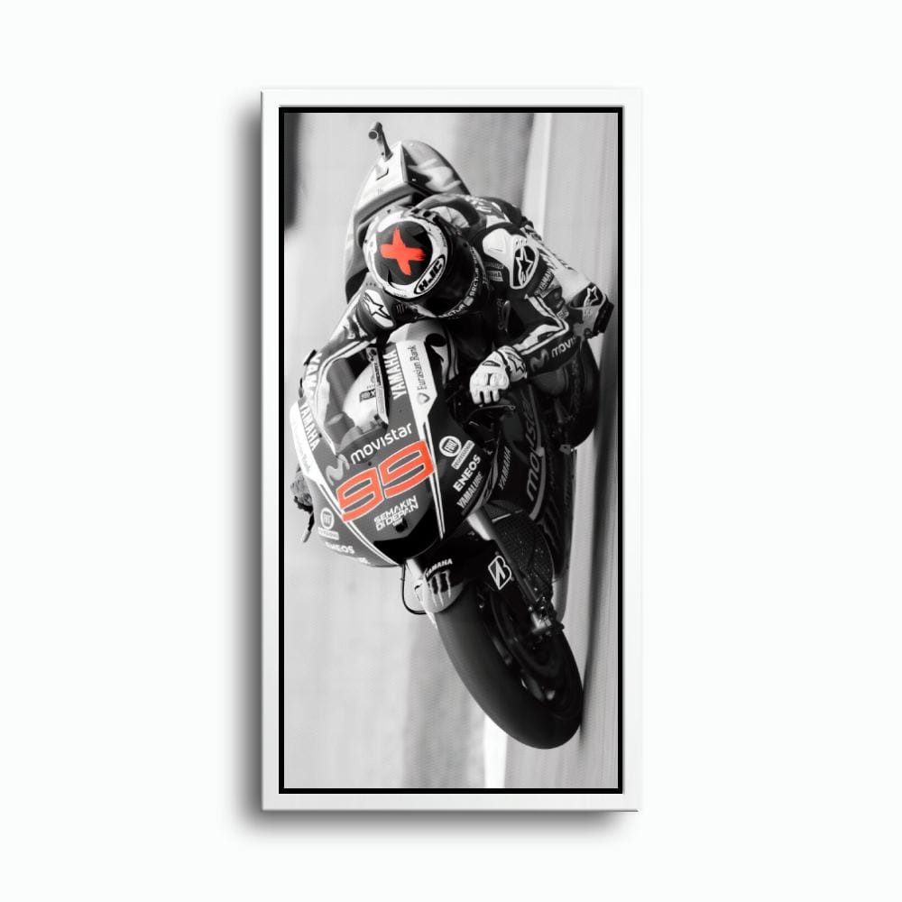 Motorcycle Blueprint Wall Art – Yamaha YZR-M1 MotoGP Canvas Print Motorcycle