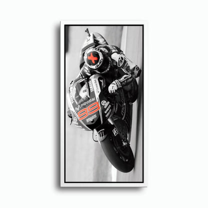 Motorcycle Blueprint Wall Art – Yamaha YZR-M1 MotoGP Canvas Print Motorcycle