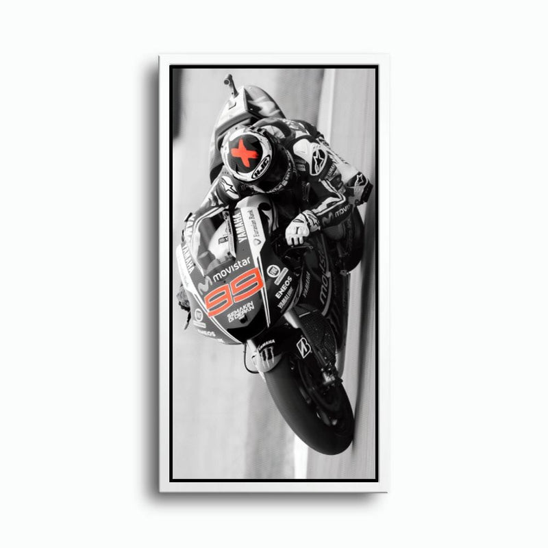 Motorcycle Blueprint Wall Art – Yamaha YZR-M1 MotoGP Canvas Print Motorcycle