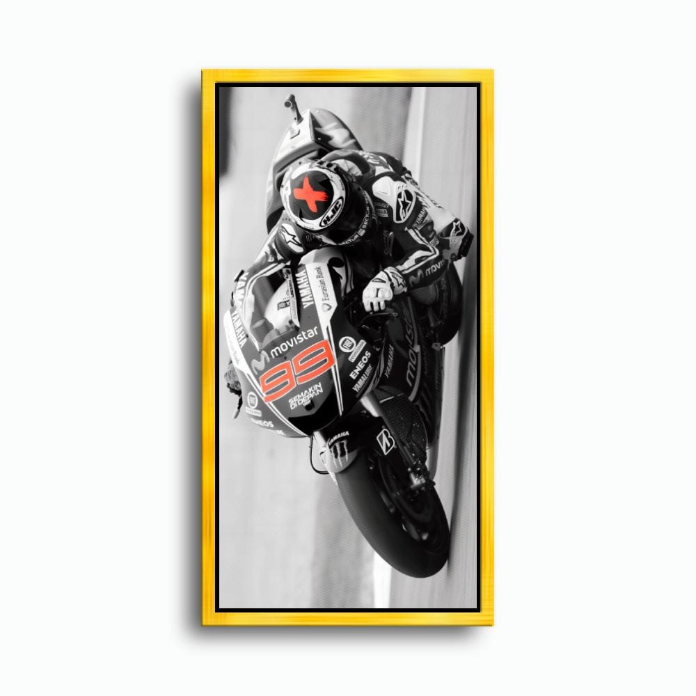 Motorcycle Blueprint Wall Art – Yamaha YZR-M1 MotoGP Canvas Print Motorcycle