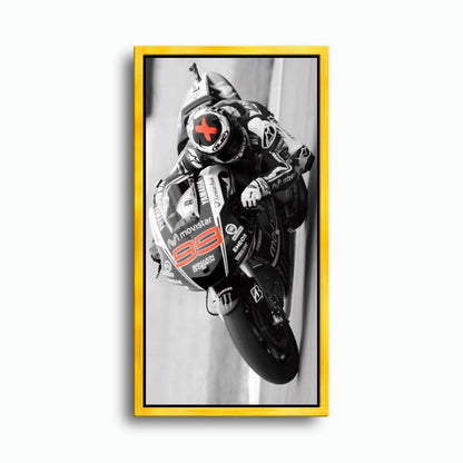 Motorcycle Blueprint Wall Art – Yamaha YZR-M1 MotoGP Canvas Print Motorcycle