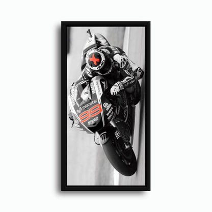 Motorcycle Blueprint Wall Art – Yamaha YZR-M1 MotoGP Canvas Print Motorcycle